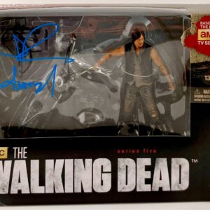 Norman Reedus Signed McFarlane The Walking Dead Daryl Dixon Chopper Set BAS COA