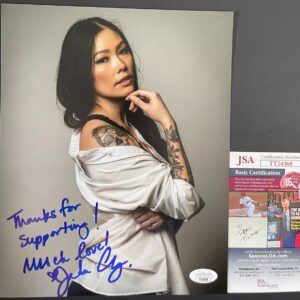 ROH Jade Chung Signed 8x10 Photo Autograph Ring Of Honor Wrestling JSA COA