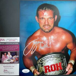 ROH James Gibson Signed Ring Of Honor Champion 8x10 Photo Autograph WWE JSA COA