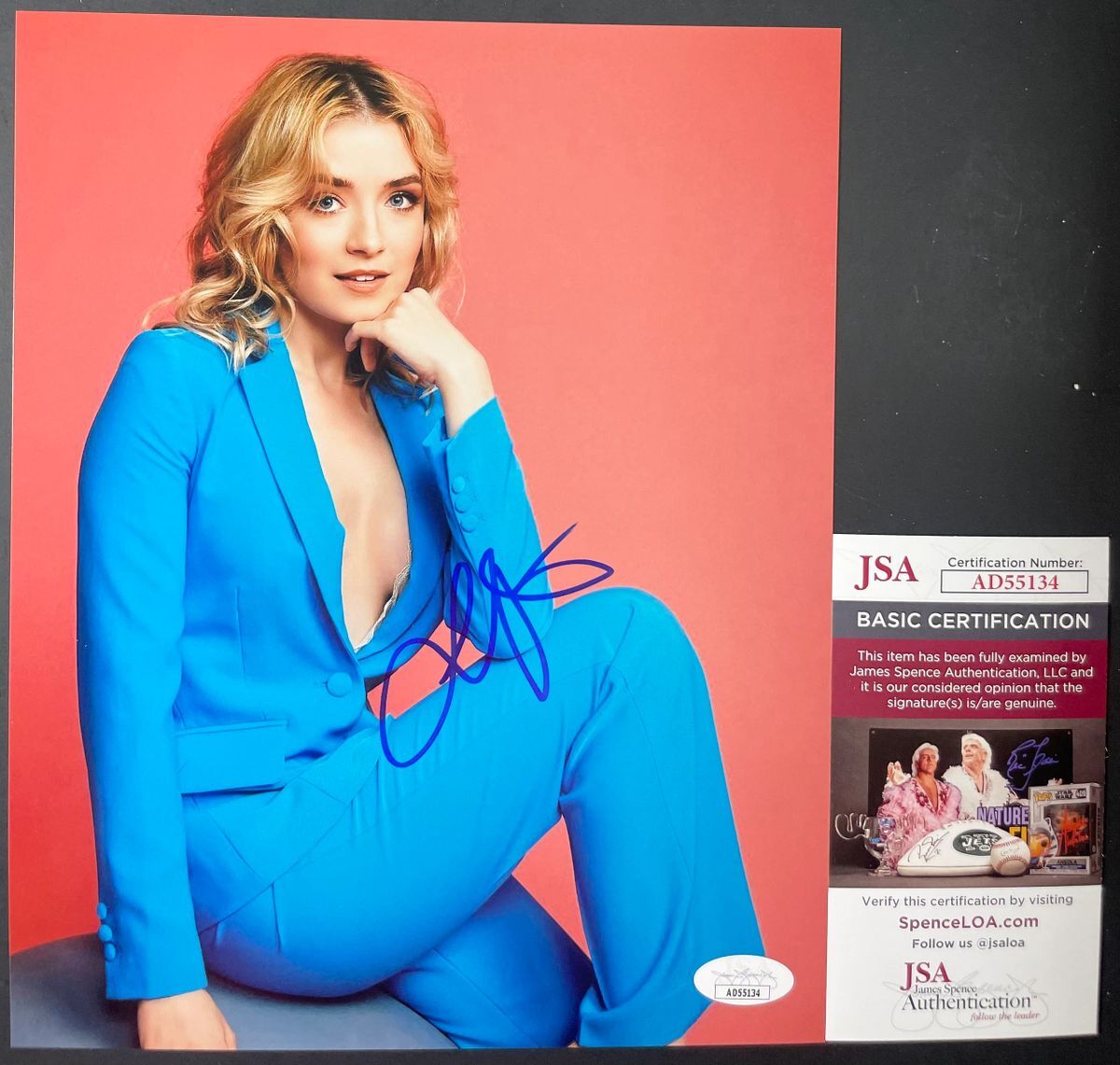 Sarah Bolger Signed Mayans M.C. Sexy 8x10 Photo B Autograph BAS COA