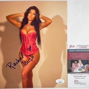Sexy Model Rachel Bush Signed 8x10 Photo B Authentic Autograph FAU JSA COA