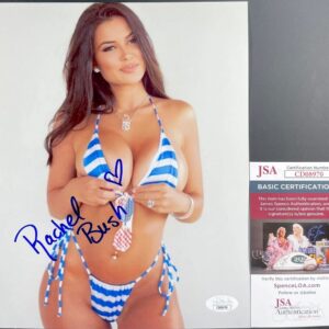 Sexy Model Rachel Bush Signed 8x10 Photo D Authentic Autograph FAU JSA COA