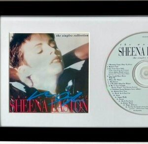 Sheena Easton Signed The World Of CD Booklet Framed Display Autograph JSA COA