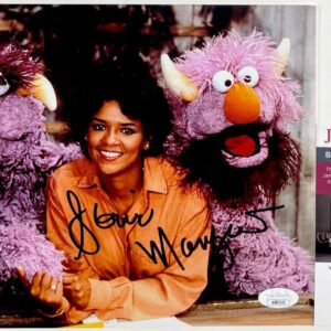 Sonia Manzano Signed Sesame Street Two Headed Monster 8x10 Photo JSA COA