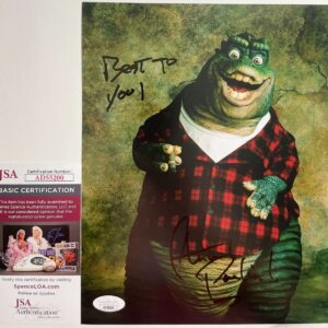 Stuart Pankin Signed Dinosaurs Earl Sinclair 8x10 Photo D Autograph JSA COA