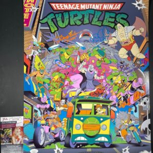 Teenage Mutant Ninja Turtles Cast Signed By 4 16x20 Photo A TMNT JSA COA