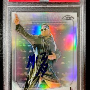 The Miz Signed 2021 Topps Chrome WWE Trading Card #44 Autograph PSA DNA Slabbed
