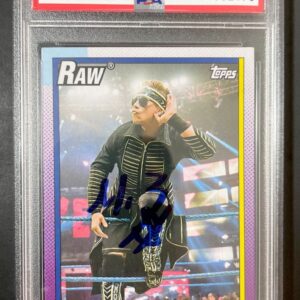 The Miz Signed Topps Heritage WWE Trading Card Autograph PSA DNA Slabbed