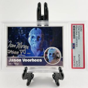 Tom Morga Signed Friday The 13th Trading Card Auto PSA/DNA Encapsulated