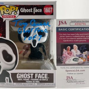 Tony Cecere Signed SCREAM Ghost Face Funko POP! Vinyl 1607 Autograph JSA COA