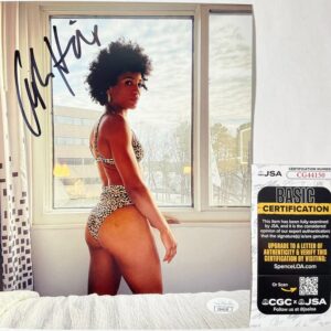 UFC MMA Fighter Angela Hill Signed 8x10 Photo Authentic Autograph JSA COA