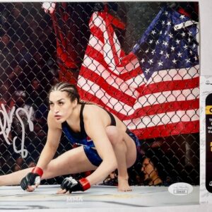 UFC MMA Fighter Tatiana Suarez Signed 8x10 Photo Authentic Autograph JSA COA