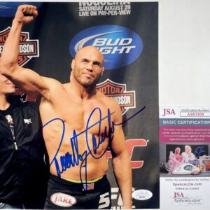 UFC Randy Couture Signed 8x10 Photo A Autograph MMA Fighter JSA COA
