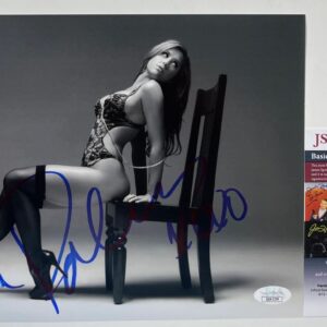 UFC Ring Girl Brittney Palmer Signed 8x10 Photo I Autograph Sexy Model JSA COA