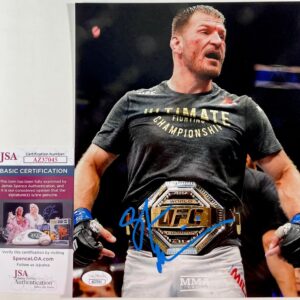 UFC Stipe Miocic Signed 8x10 Photo F Autograph MMA Fighter JSA COA