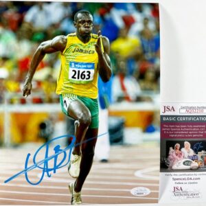 Usain Bolt Signed Beijing 2008 Summer Olympics 8x10 Photo Authentic Auto JSA COA
