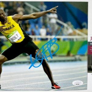 Usain Bolt Signed Rio 2016 Summer Olympics 8x10 Photo Authentic Auto JSA COA