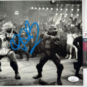Vanilla Ice Signed Teenage Mutant Ninja Turtles 8x10 Photo C Autograph JSA COA