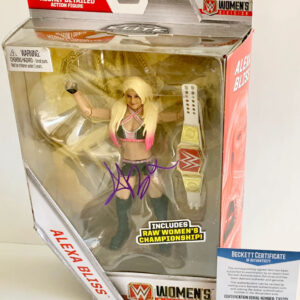 WWE Goddess Alexa Bliss Signed Mattel Elite Wrestling Figure Autograph BAS COA