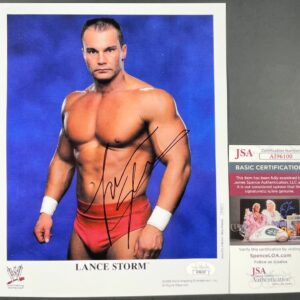 WWE Lance Storm Signed 8x10 Photo A Autograph ECW WCW JSA COA