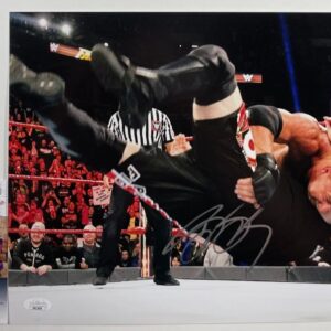 WWE NXT Bill Goldberg Autographed 11x14 Photo F Signed Wrestlemania JSA COA