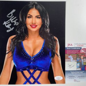 WWE NXT Billie Kay Signed 8x10 Photo C Autograph IIconics Jessica McKay JSA COA