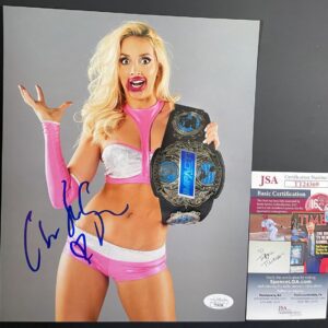 WWE NXT Chelsea Green Signed 8x10 Photo G Autograph WrestleMania JSA COA