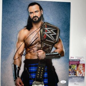 WWE NXT Drew McIntyre Signed 11x14 Photo D Autograph WrestleMania JSA COA