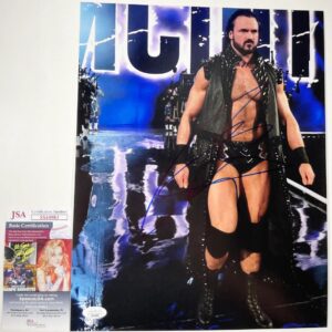 WWE NXT Drew McIntyre Signed 11x14 Photo E Autograph WrestleMania JSA COA