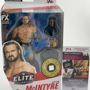 WWE NXT Drew McIntyre Signed Mattel Elite Wrestling Figure C Autograph JSA COA