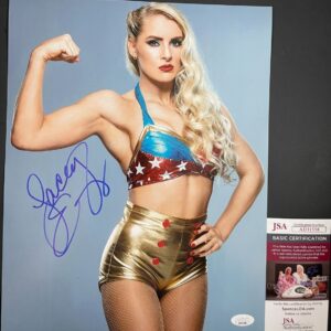 WWE NXT Lacey Evans Signed 11x14 Photo B Autograph Wrestlemania JSA COA