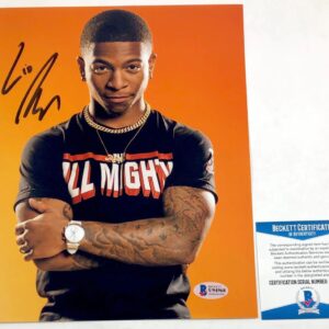 WWE NXT Lio Rush Signed 8x10 Photo B Autograph AEW WrestleMania 205 Live JSA COA