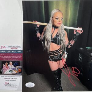 WWE NXT Liv Morgan Signed 8x10 Photo CA Autograph WrestleMania JSA COA