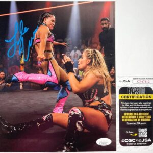 WWE NXT Lola Vice Signed 8x10 Photo AN Autograph Valerie Loureda AAA JSA COA