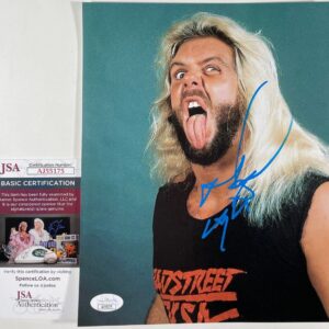 WWE NXT Michael P.S. Hayes Signed 8x10 Photo A Autograph Freebirds JSA COA