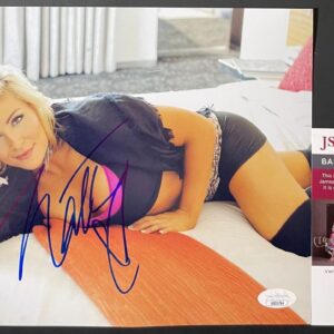 WWE NXT Natalya Neidhart Signed 8x10 Photo L Autograph WrestleMania JSA COA