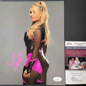 WWE NXT Natalya Neidhart Signed 8x10 Photo S Autograph WrestleMania JSA COA