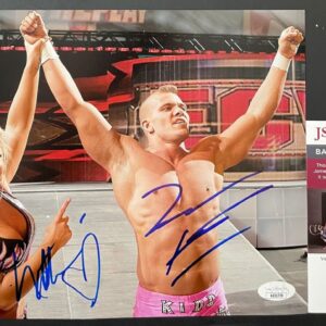 WWE NXT Natalya Neidhart & Tyson Kidd Signed 8x10 Photo Autograph Harts JSA COA