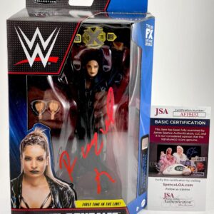 WWE NXT Raquel Gonzalez Signed Mattel Elite Wrestling Figure Rodriguez JSA COA