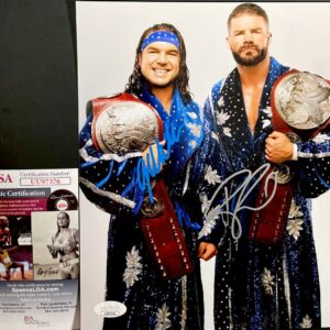 WWE NXT Robert Roode & Chad Gable Signed 8x10 Photo A Autograph JSA COA