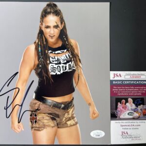 WWE NXT Sarah Logan Signed 8x10 Photo A Autograph Valhalla WrestleMania JSA COA
