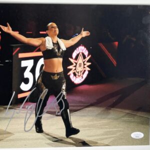 WWE NXT Shayna Baszler Autographed 11x14 Photo F Signed WrestleMania JSA COA