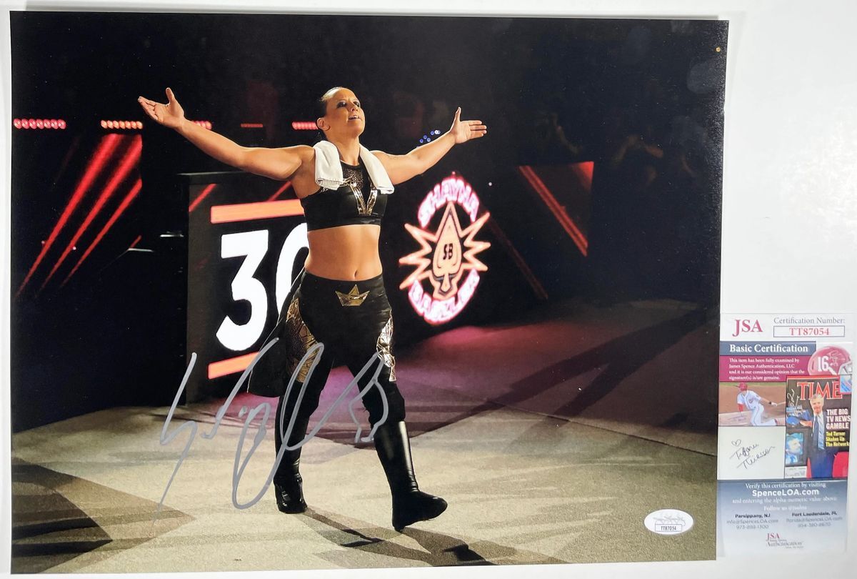 WWE NXT Shayna Baszler Autographed 11x14 Photo F Signed WrestleMania JSA COA