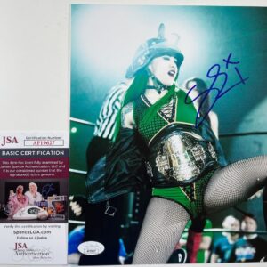 WWE NXT Shotzi Blackheart Signed 8x10 Photo C Autograph Wrestlemania JSA COA