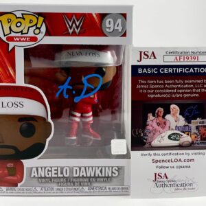 WWE NXT Street Profits Angelo Dawkins Signed Funko POP! B Autograph JSA COA