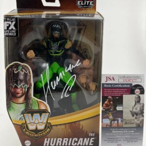 WWE NXT The Hurricane Shane Helms Signed Mattel Elite Legends Figure B JSA COA