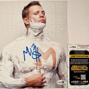 WWE NXT The Miz Signed 8x10 Photo Authentic Autograph WrestleMania MTV JSA COA