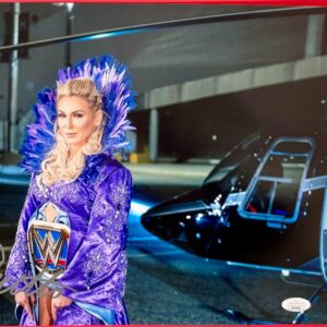 WWE NXT The Queen Charlotte Flair Signed 11x14 Photo Authentic Autograph JSA COA