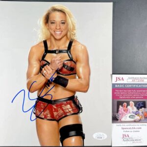 WWE NXT Zoey Stark Signed 8x10 Photo F Autograph WrestleMania JSA COA