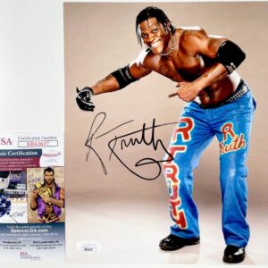 WWE R-Truth Signed 8x10 Photo B Autograph Ron Killings WrestleMania JSA COA
